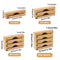 Bamboo Kitchen Wrap Dispenser With Built In Cutter 1
