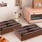 Bamboo Kitchen Wrap Dispenser With Built In Cutter 3