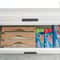 Bamboo Kitchen Wrap Dispenser With Built In Cutter 7
