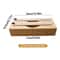 Bamboo Kitchen Wrap Dispenser With Built In Cutter 11