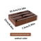 Bamboo Kitchen Wrap Dispenser With Built In Cutter 13