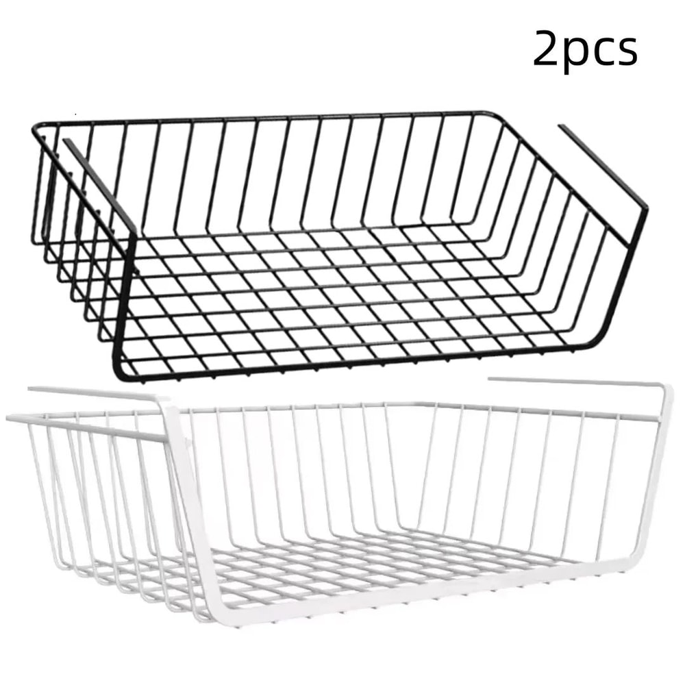 Large Capacity Hanging Under Cabinet Storage Basket 8