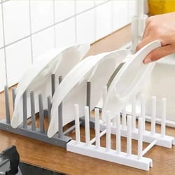 stainless steel pot lid and dish storage rack