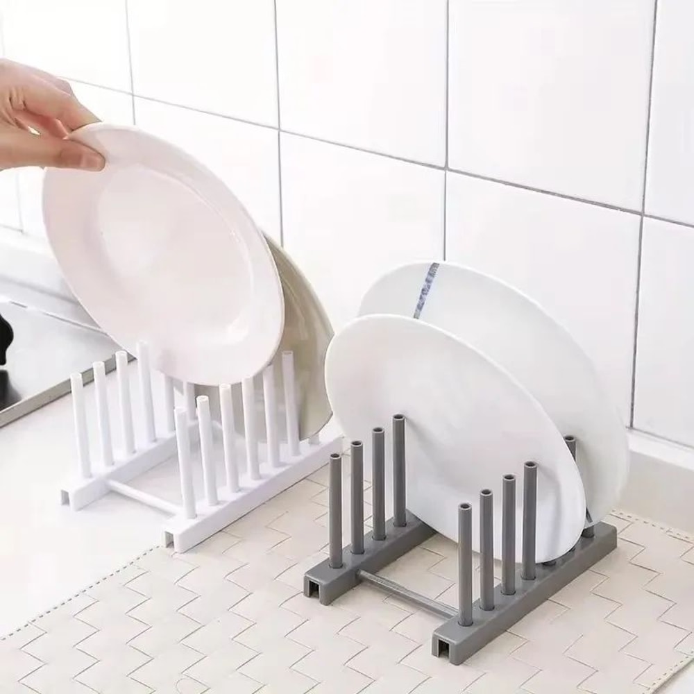 Stainless Steel Pot Lid And Dish Storage Rack 2
