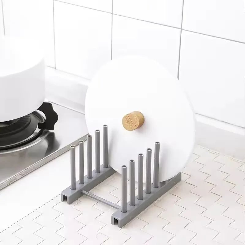 Stainless Steel Pot Lid And Dish Storage Rack 4