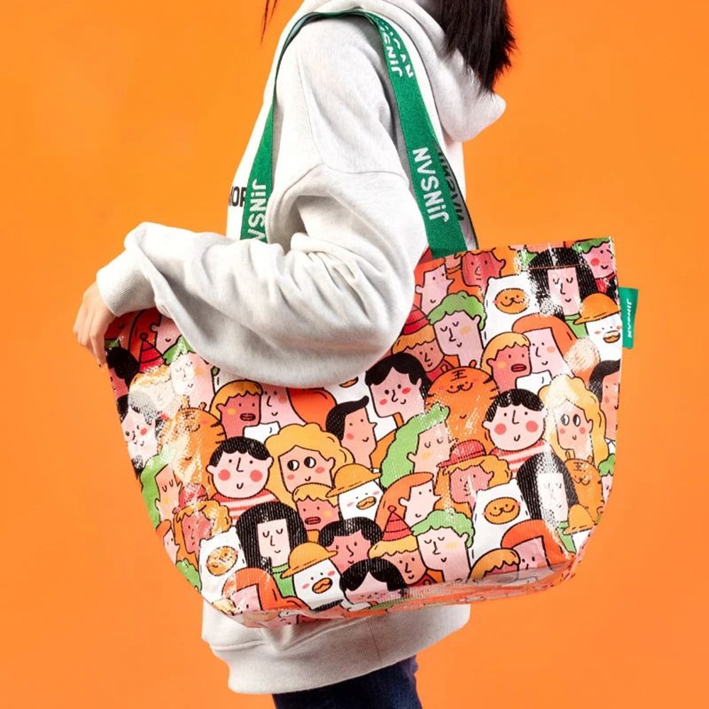 Large Capacity Reusable Shopping Shoulder Tote Bag 6
