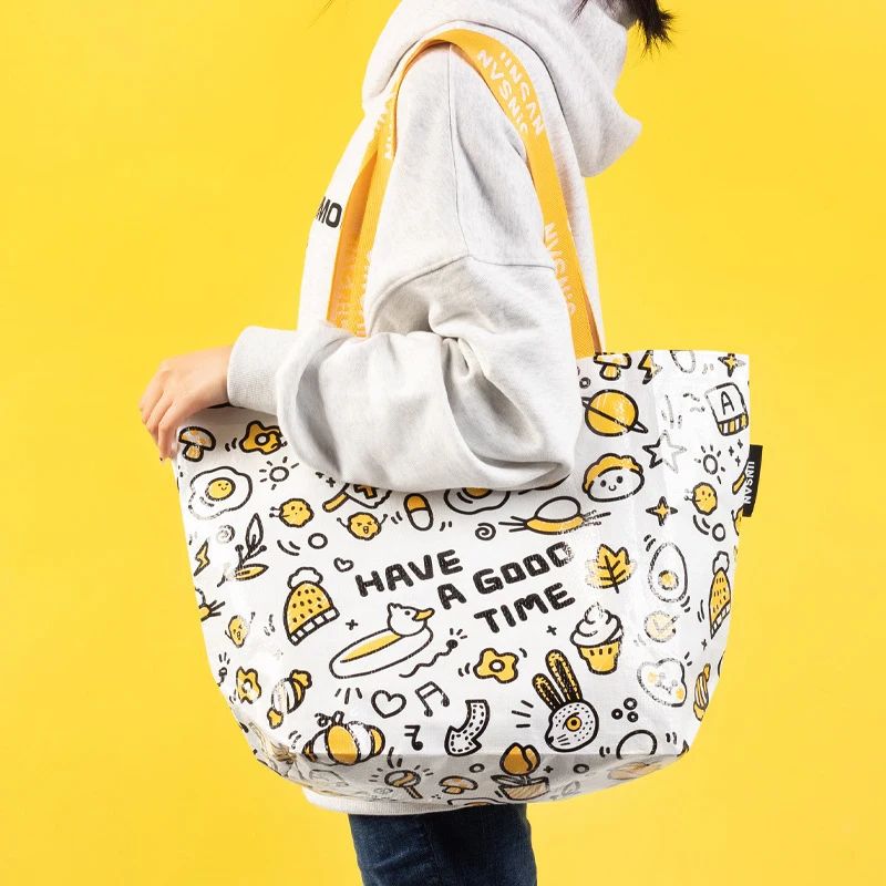 Large Capacity Reusable Shopping Shoulder Tote Bag 9