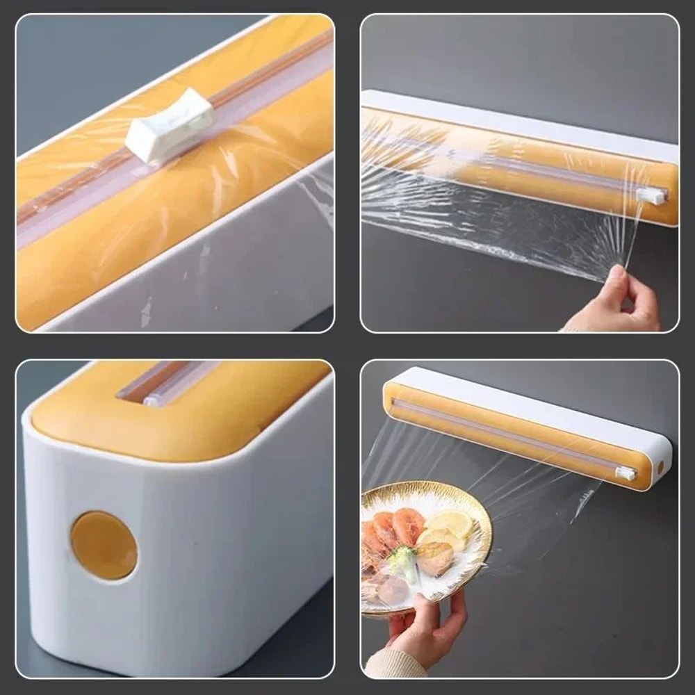 Kitchen Cling Film Cutter And Food Wrap Dispenser 3