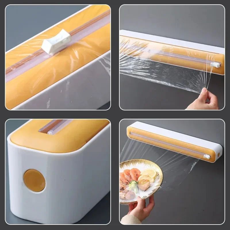 Kitchen Cling Film Cutter And Food Wrap Dispenser 3