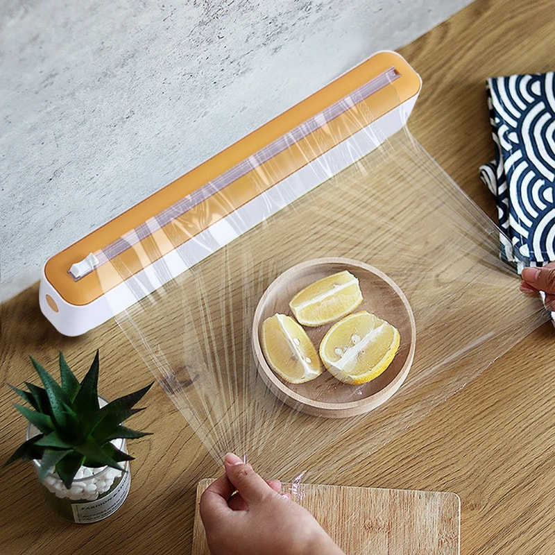 Kitchen Cling Film Cutter And Food Wrap Dispenser 5