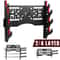Wall Mounted Wooden Samurai Sword Display Rack 0