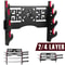 Wall Mounted Wooden Samurai Sword Display Rack 0