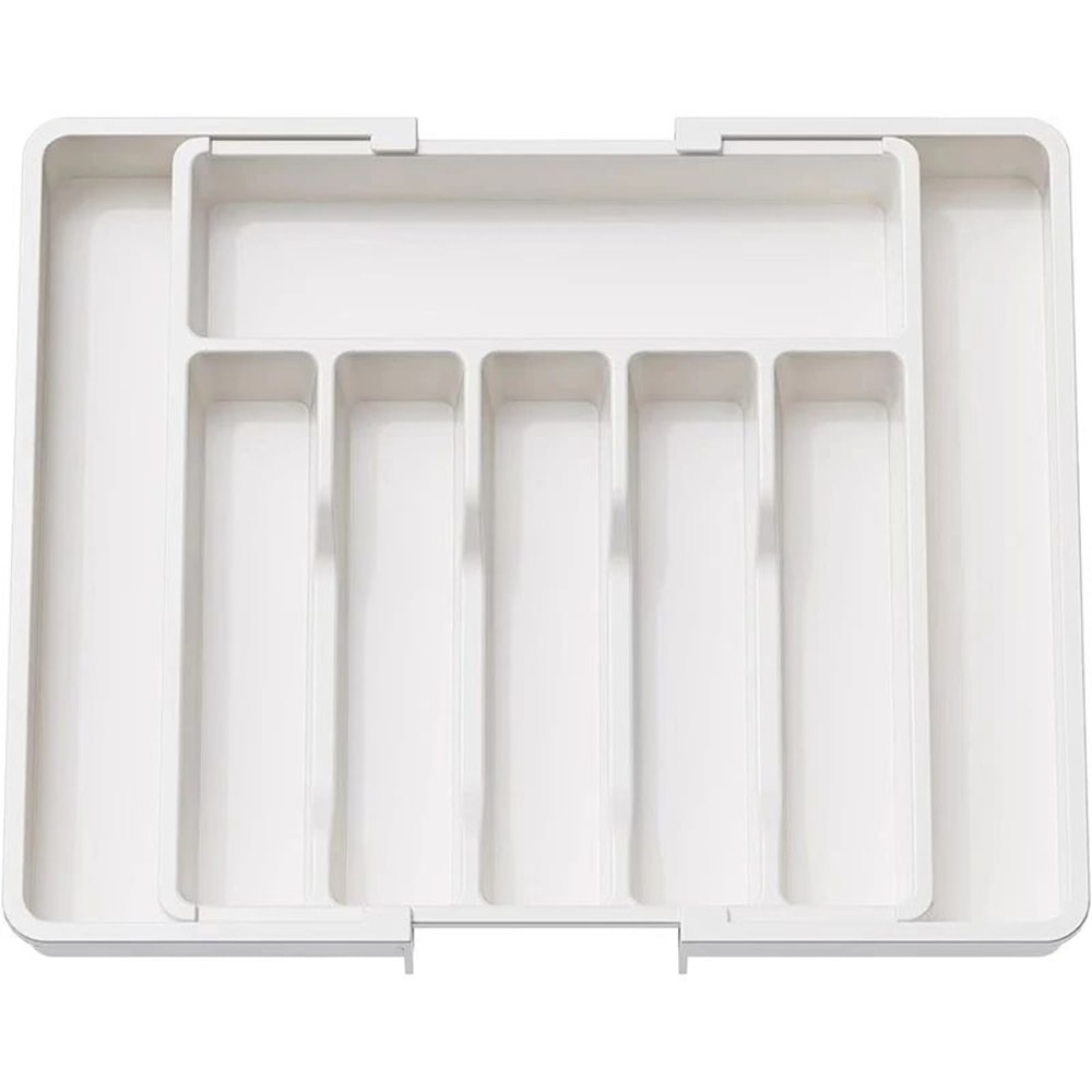 Expandable Adjustable Cutlery Drawer Organizer Tray 7