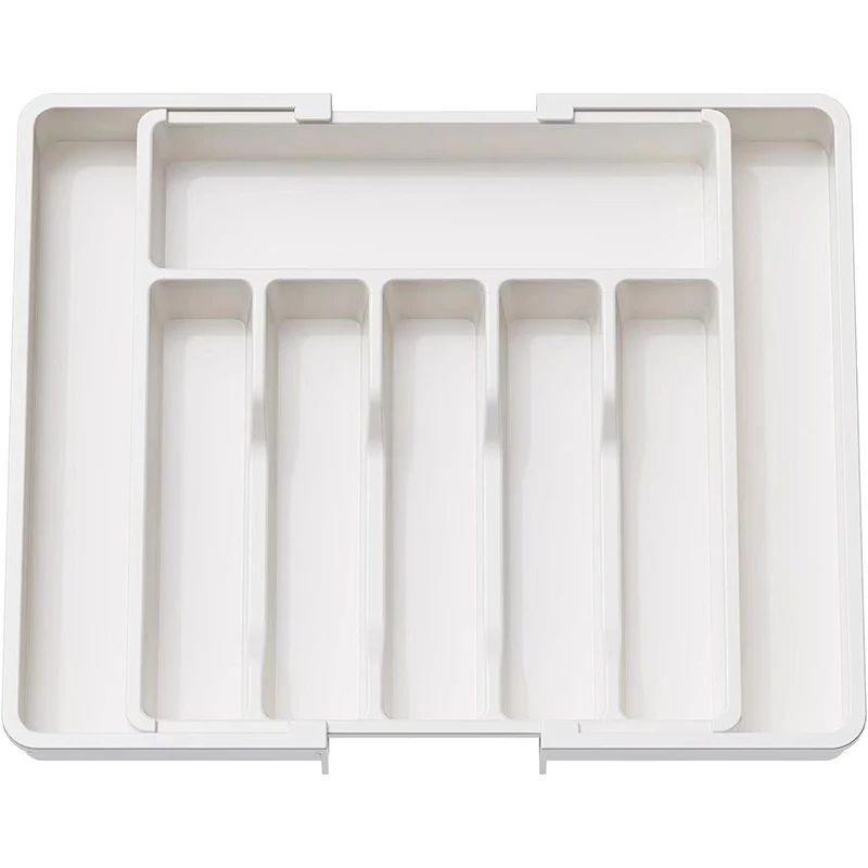 Expandable Adjustable Cutlery Drawer Organizer Tray 7