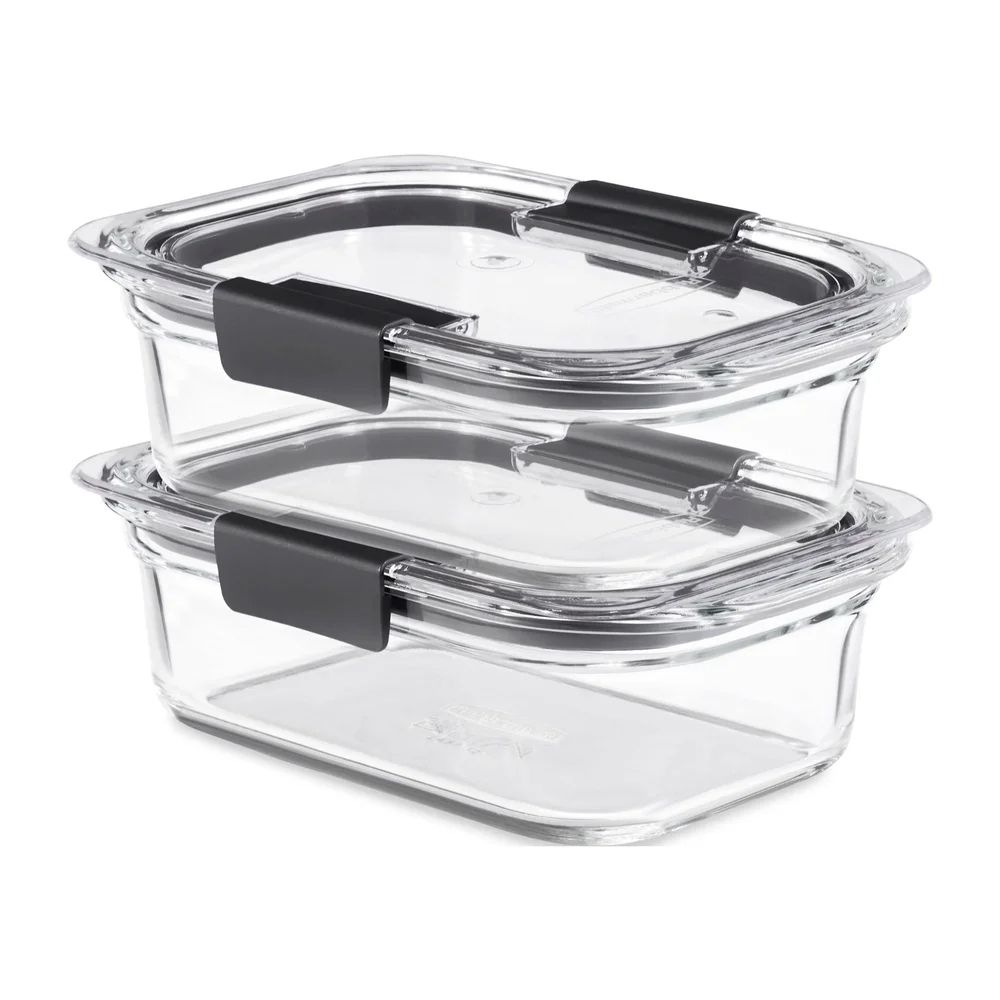 Airtight Glass Food Storage Container Set With Vented Lids 1