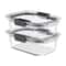 Airtight Glass Food Storage Container Set With Vented Lids 1