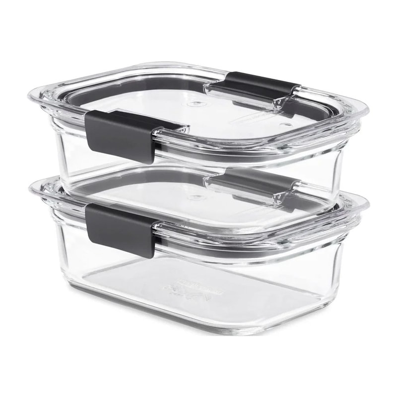Airtight Glass Food Storage Container Set With Vented Lids 1