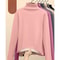 Womens HalfHigh Collar Thermal Long Sleeve Tee Bottom Shirt Set 4