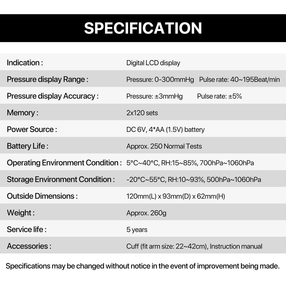Bioland 2005 Automatic UpperArm Blood Pressure Monitor Home Digital Blood Pressure Machine 13