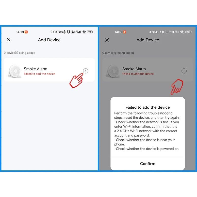SmartGuard 2in1 WiFi Smoke Carbon Monoxide Detector Tuya Smart Home Alarm 5