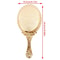 Rose Gold Vintage Handheld Mirror Elegant Portable Vanity Compact With Mirror Handle 6