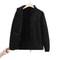 Winter Luxe Polar Fleece Letter Print Coat Womens Loose Fit WoolLiner Jacket 9