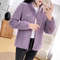 Winter Luxe Polar Fleece Letter Print Coat Womens Loose Fit WoolLiner Jacket 10