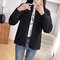 Winter Luxe Polar Fleece Letter Print Coat Womens Loose Fit WoolLiner Jacket 14