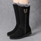 Luxury MidCalf Chunky Fur Winter Boots For Women 1