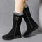 Luxury MidCalf Chunky Fur Winter Boots For Women 4