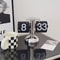 Vintage FlipPage Automatic Quartz Desk Clock Retro Timepiece Decor 1