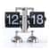Vintage FlipPage Automatic Quartz Desk Clock Retro Timepiece Decor 5
