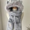 Cozy ElkAntler Winter Hat Scarf Glove Set Plush 3Piece Womens Winter Accessory Bundle 1