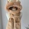 Cozy ElkAntler Winter Hat Scarf Glove Set Plush 3Piece Womens Winter Accessory Bundle 3