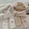 Cozy ElkAntler Winter Hat Scarf Glove Set Plush 3Piece Womens Winter Accessory Bundle 5