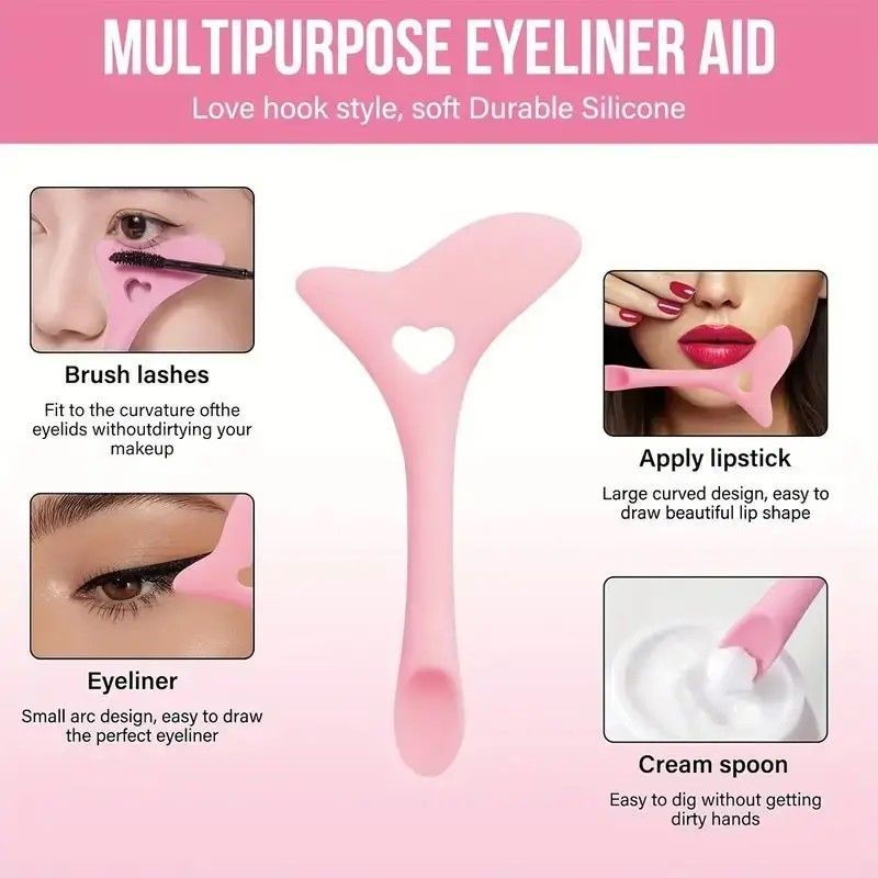 Precision Glide EyeArt Kit 4 Piece Reusable Silicone Eye Makeup Tools Set 4