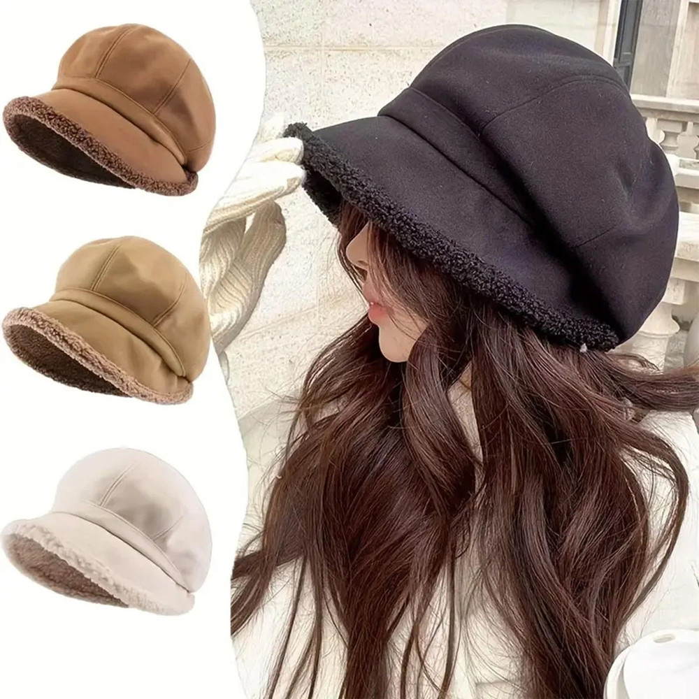 Parisienne Cozy Beret Classic FrenchStyle Winter Womens Beret Hat 1