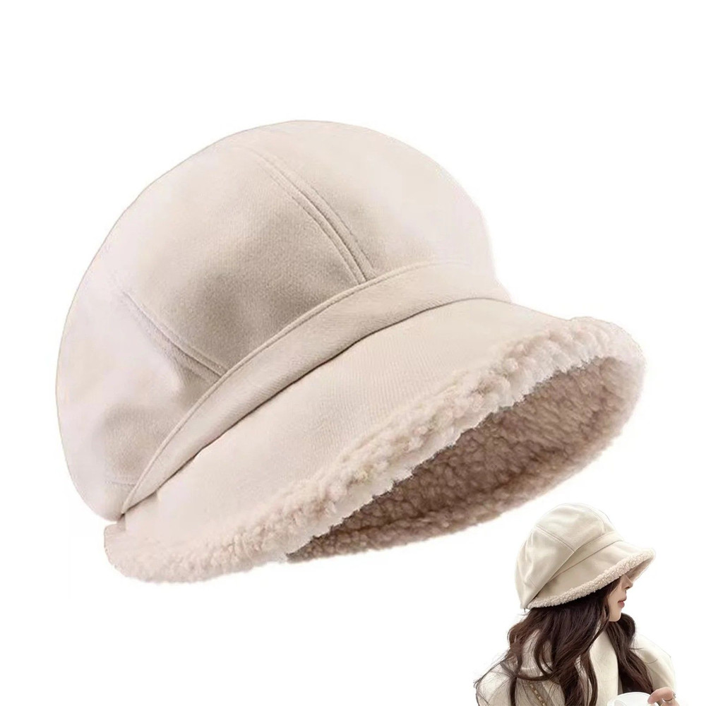 Parisienne Cozy Beret Classic FrenchStyle Winter Womens Beret Hat 2