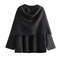 LuxeShield Asymmetric Scarf Plush Winter Coat Warm Padded LongLine Jacket For Women 1