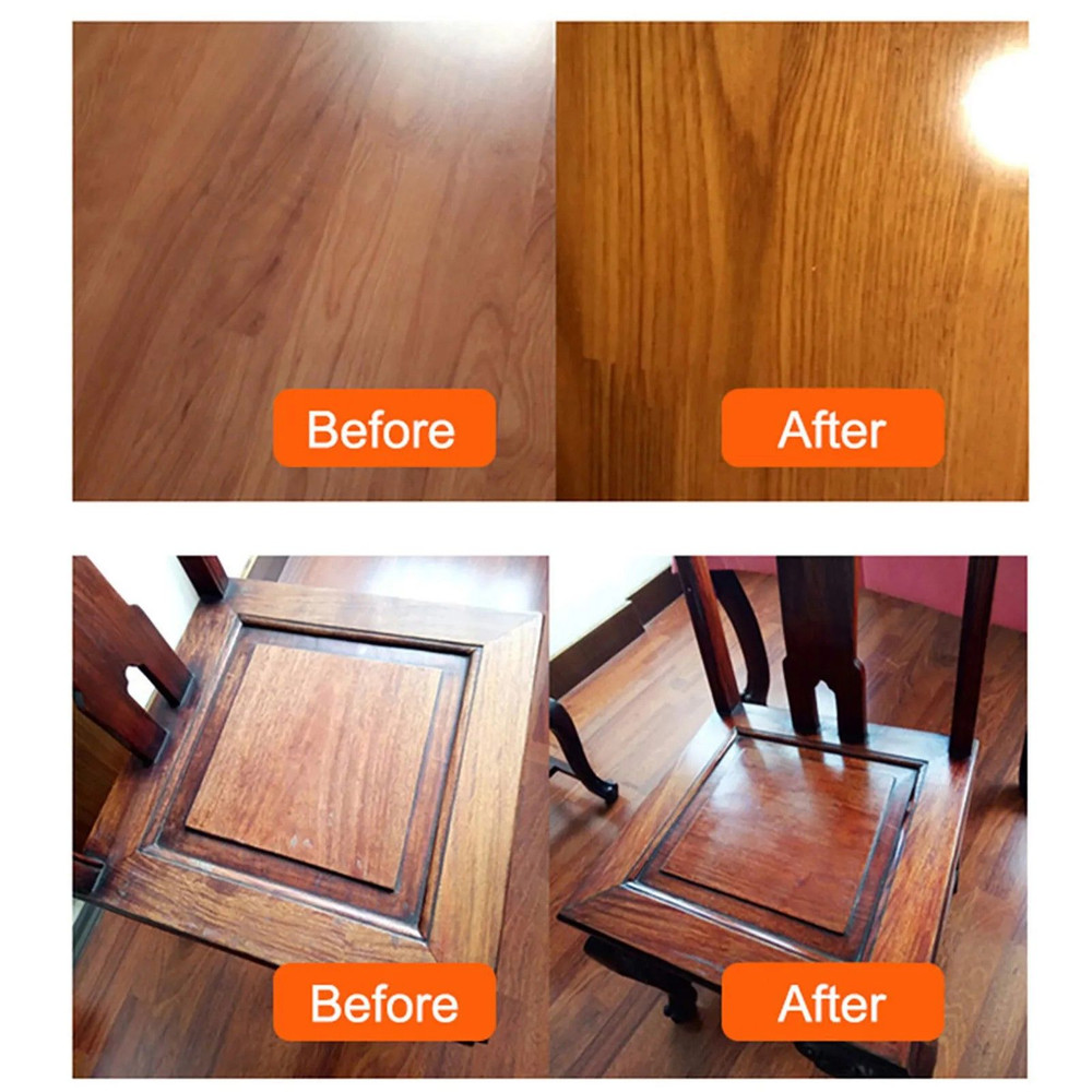 Natural Thrive Wood Furniture Wax Premium Beeswax Furniture Polish Complete Wood Care Solution 13