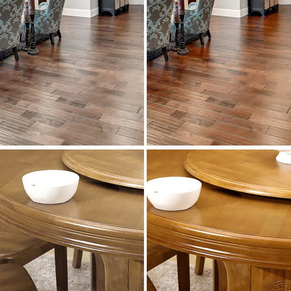 Natural Thrive Wood Furniture Wax Premium Beeswax Furniture Polish Complete Wood Care Solution 8