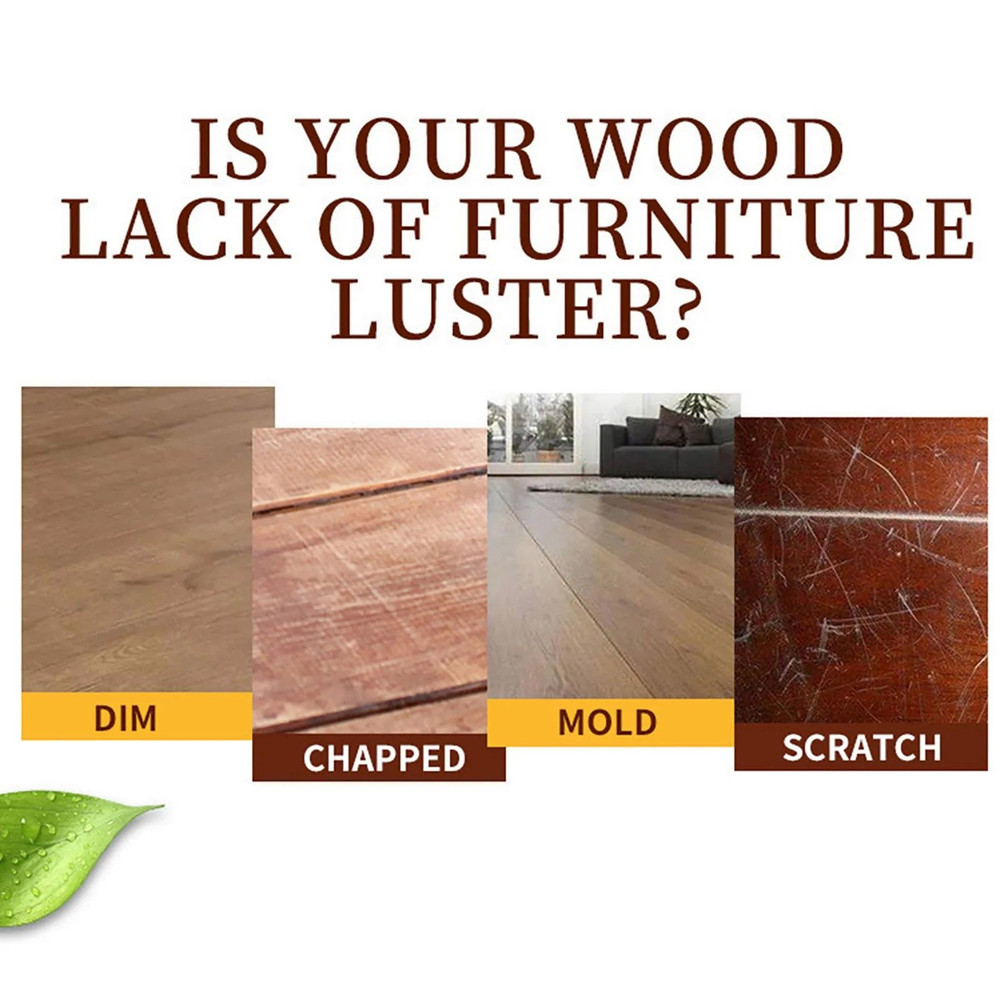 Natural Thrive Wood Furniture Wax Premium Beeswax Furniture Polish Complete Wood Care Solution 10