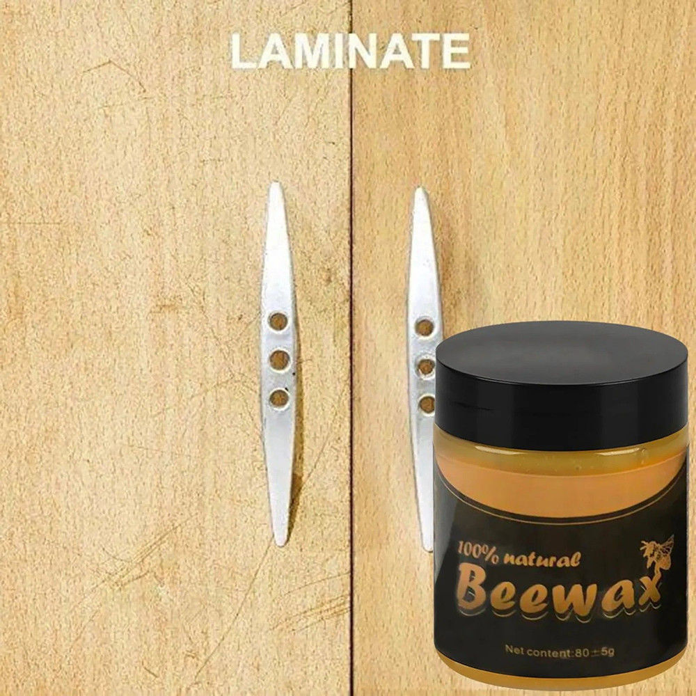 Natural Thrive Wood Furniture Wax Premium Beeswax Furniture Polish Complete Wood Care Solution 6