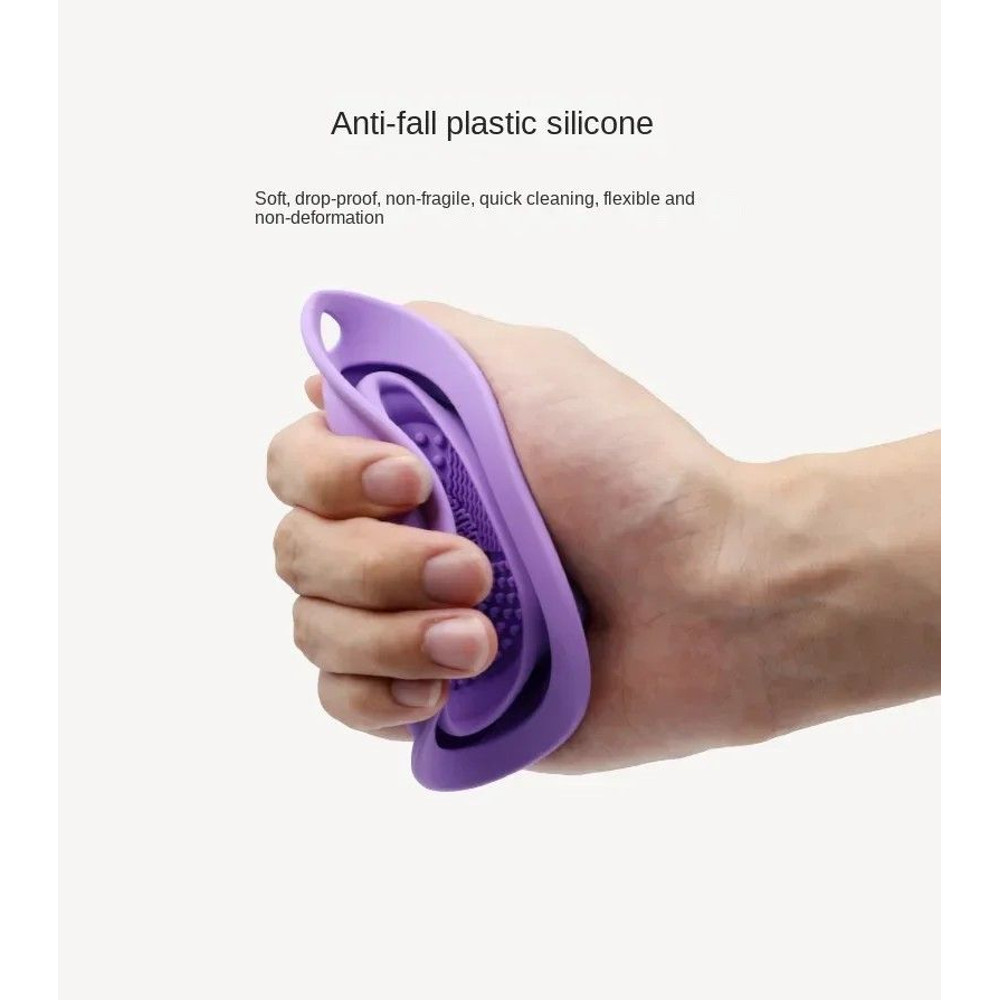 Premium Silicone Makeup Brush Cleaning Bowl PowderPuff Scrubber The Ultimate Foldable Tool For Spo 6