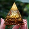 Crystal TigerEye Lotus Orgone Pyramid PositiveEnergy Guide Home Harmony 3