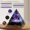 Harmony Sphere Amethyst Pyramid Stress Relief WealthAttract Crystal Decor 1