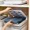 ClothesMaster Layered Folding Stacking Board Smart Closet Organizer For Shirts Pants 7