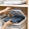 ClothesMaster Layered Folding Stacking Board Smart Closet Organizer For Shirts Pants 7