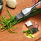 Supreme CurvedHandle Green Onion Chopper Knife Premium Stainless Steel Herb Veg Cutter 1