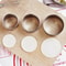 Prestige TripleSize Stainless Steel Dough Biscuit Ring Set DIY Pastry Cookie Dumpling Cutter 3